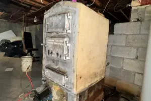 Furnace Insulated With Asbestos