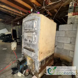 Furnace Insulated With Asbestos