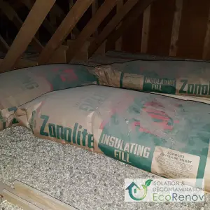 Presence of Vermiculite with Asbestos