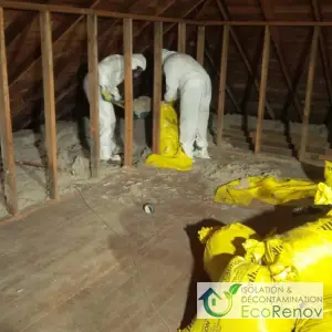 Expert en décontamination de vermiculite avec amiante